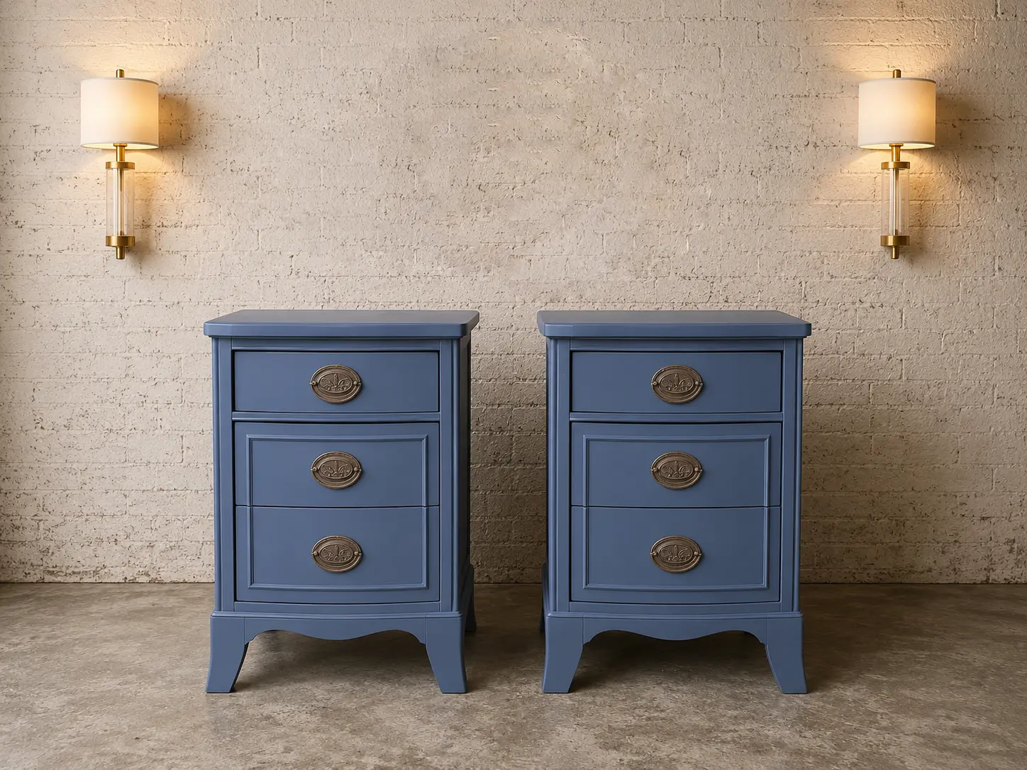 French armchair upholstered in natural linen